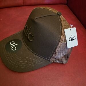 ALO Yoga Brown Mesh Trucker Hat